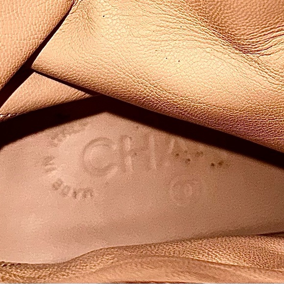 Chanel Brown Suede Logo Boots - Picture 5 of 6